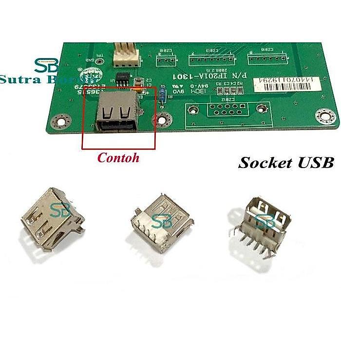 socket usb tanam konektor usb socket USB pcb Mesin Bordir Komputer Socket USB tanam konektor usb socket usb by Josscom