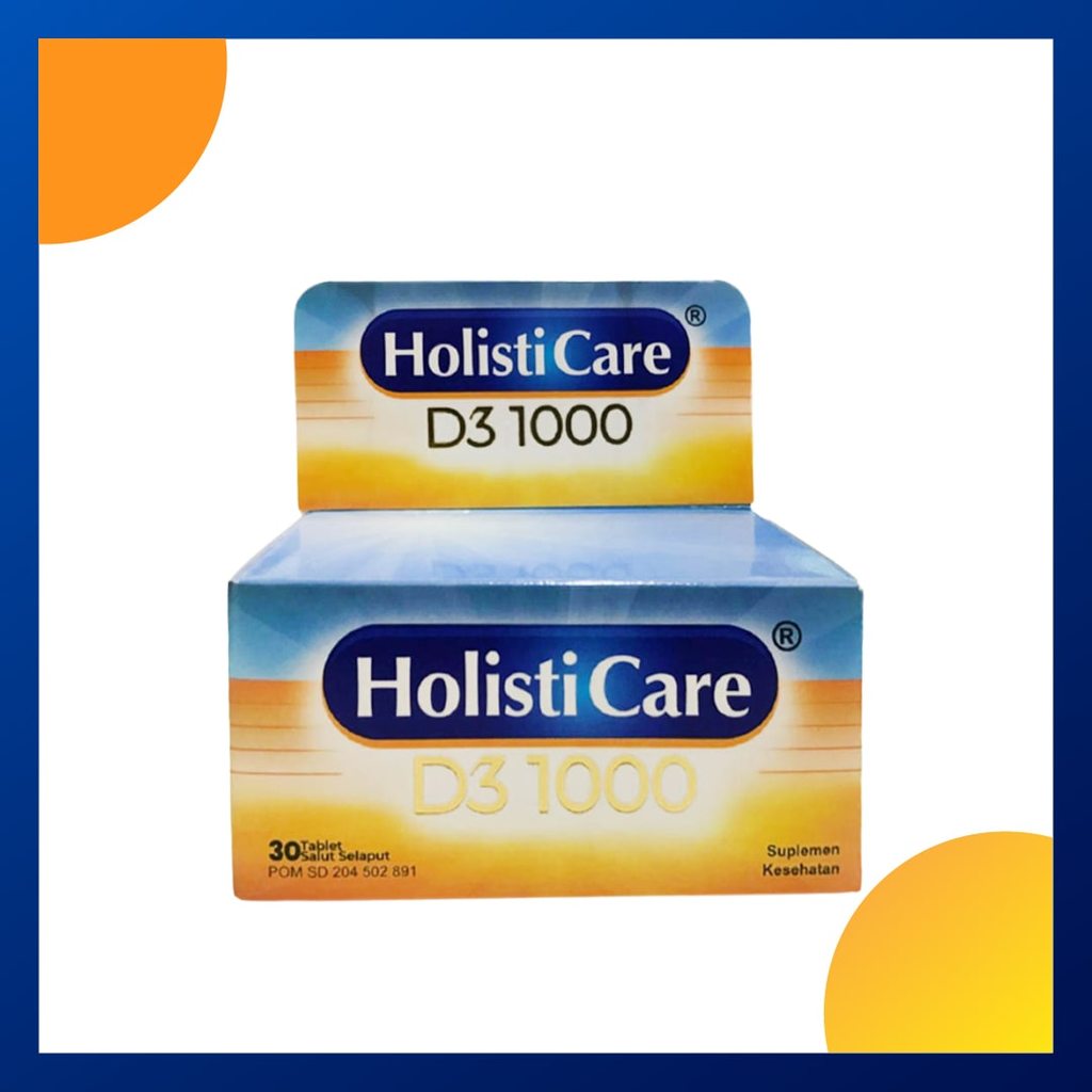 Holisticare D3 1000 Botol 30 Tablet