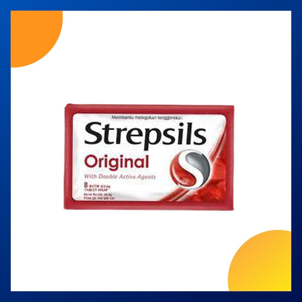 Strepsils Original Sachet 8 Tablet