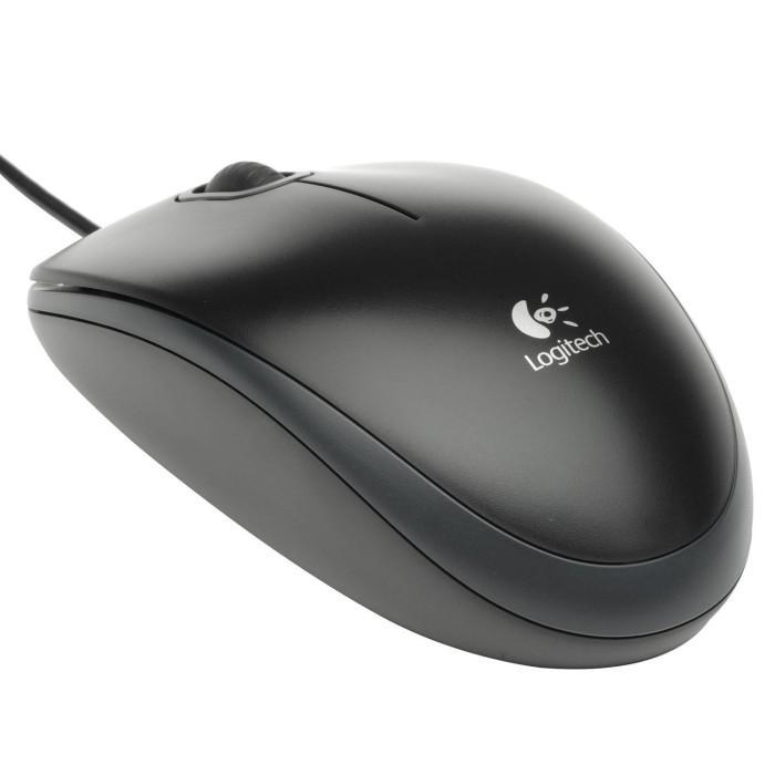 Logitech B100 optical USB Mouse - Garansi Resmi - Hitam