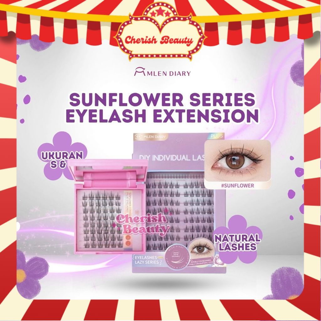 [MLEN DIARY] SUNFLOWER GLUELESS Eyelashes