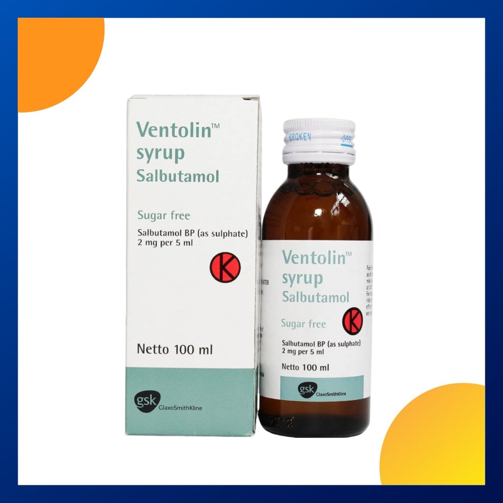 VENTOLIN SIRUP 1 BOTOL @ 100 ML