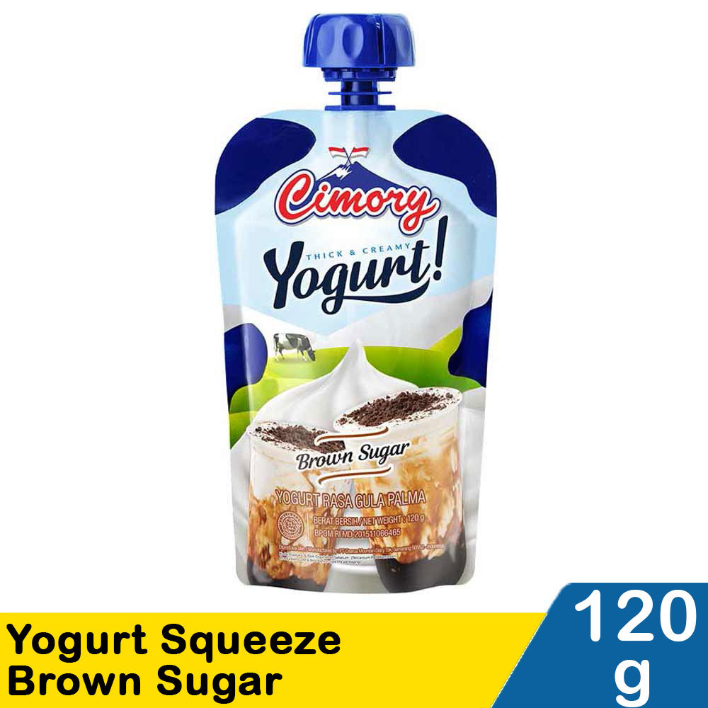 CIMORY YOGHURT SQUEEZE BROWN SUGAR 120g