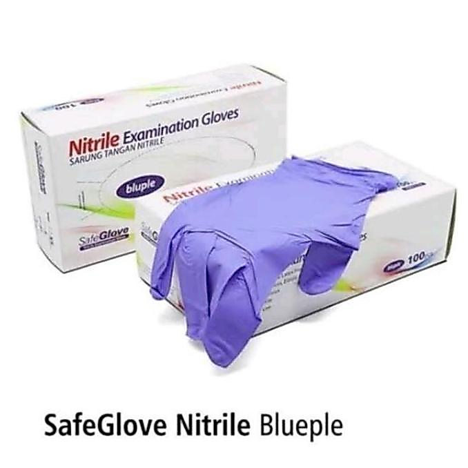 nitrile glove blupel/ungu