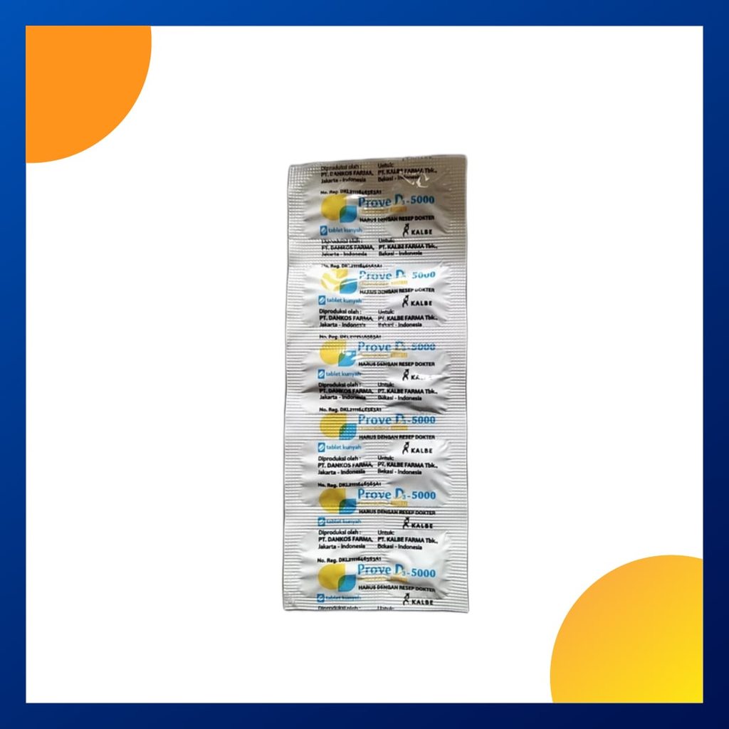 PROVE D3-5000 1 STRIP @ 10 TABLET KUNYAH