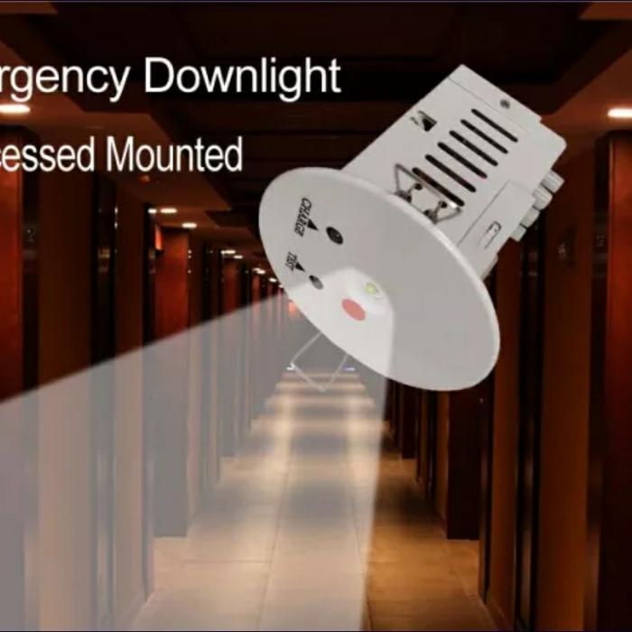 Led emergency downlight