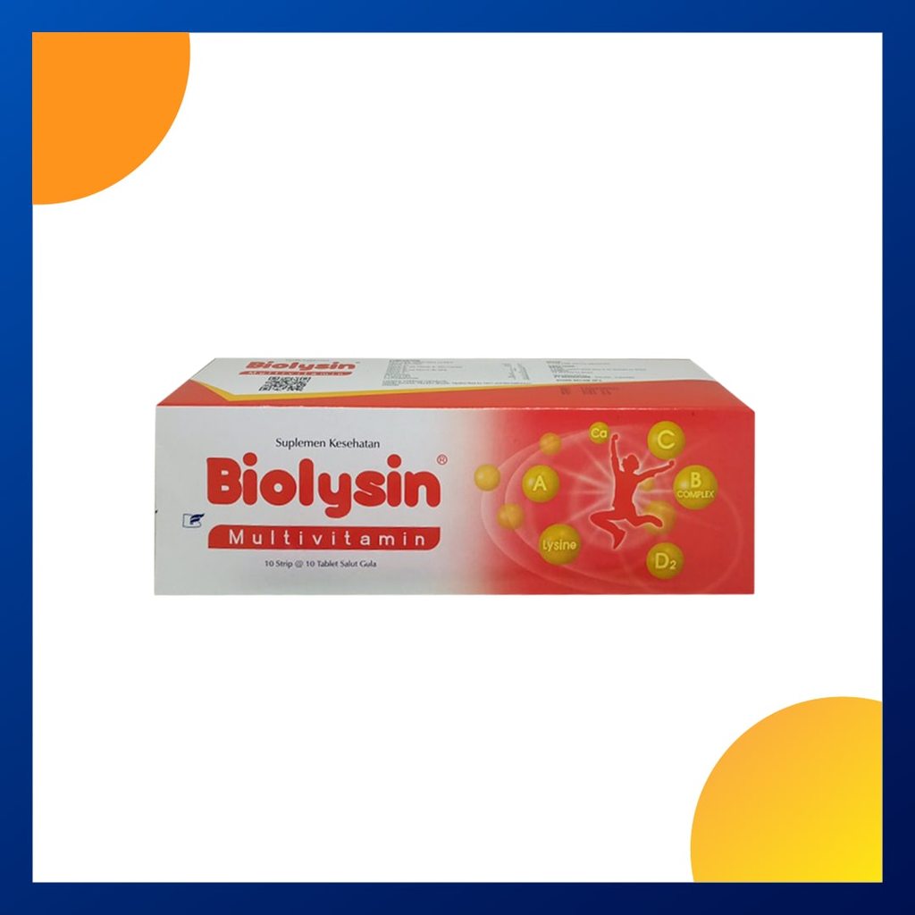 Biolysin Box Isi 100 Tablet
