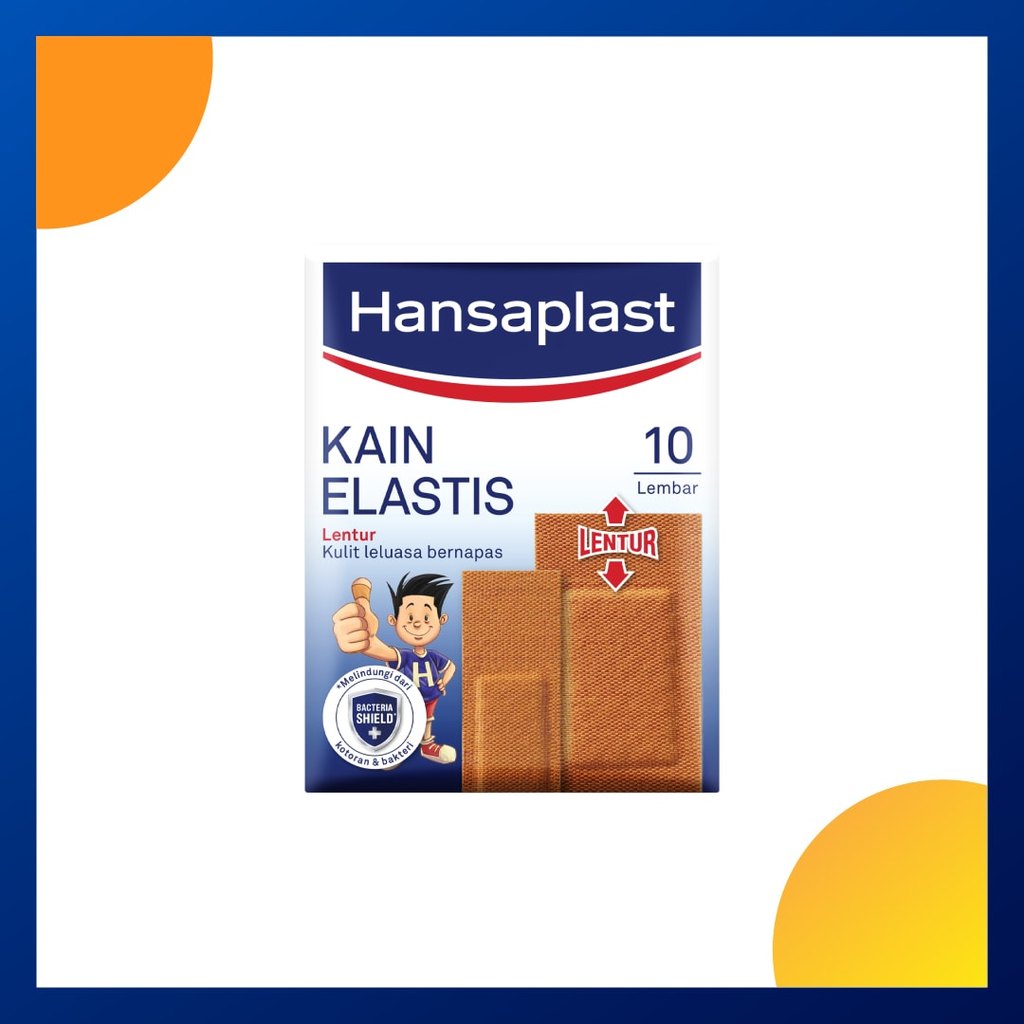 Hansaplast Kain Elastis Mix Box 10 Lembar