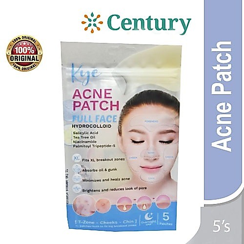 Kye Acne Patch Full Face Hydrocolloid 5's / Acne Patch