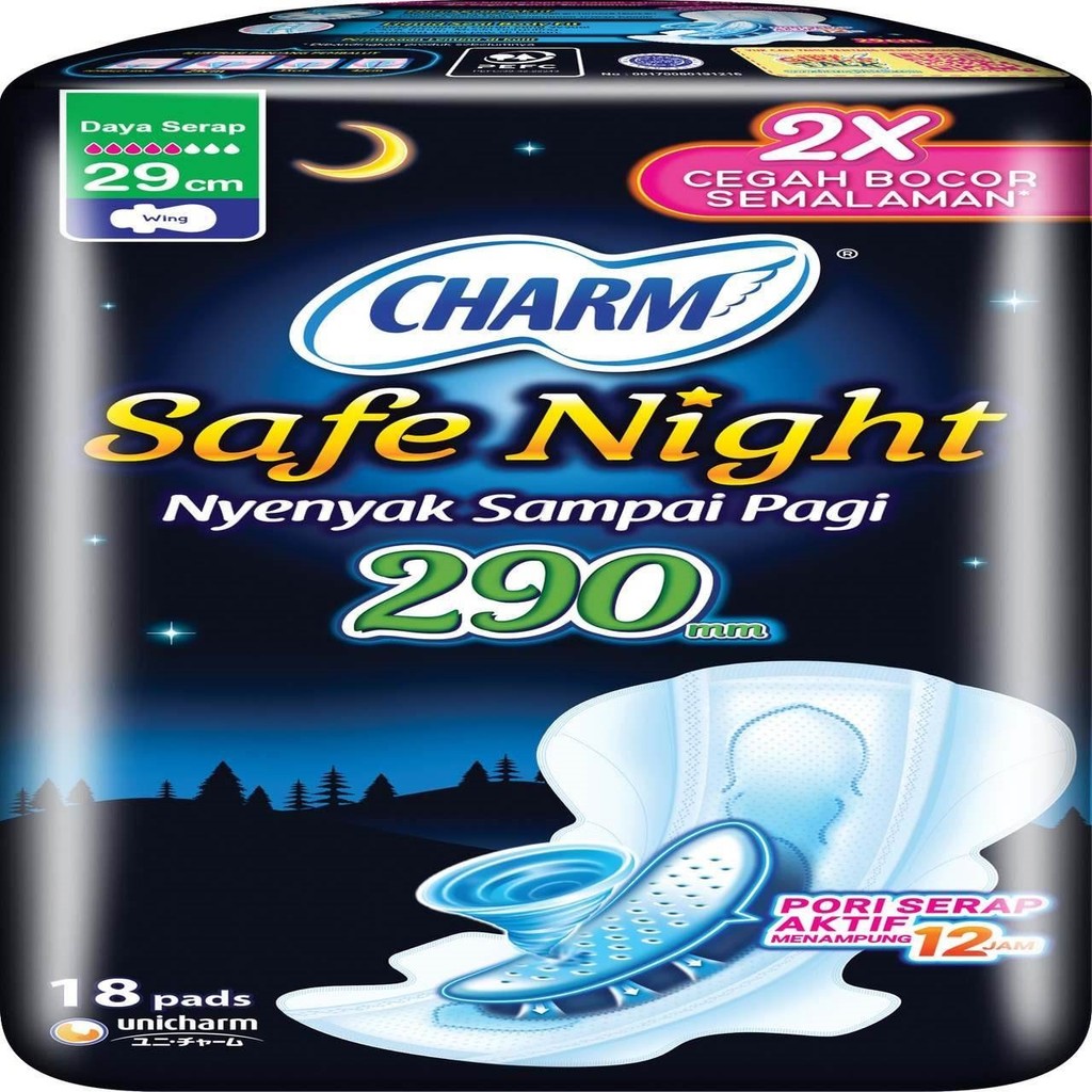 CHARM SAFE NIGHT WING 29CM 18'S