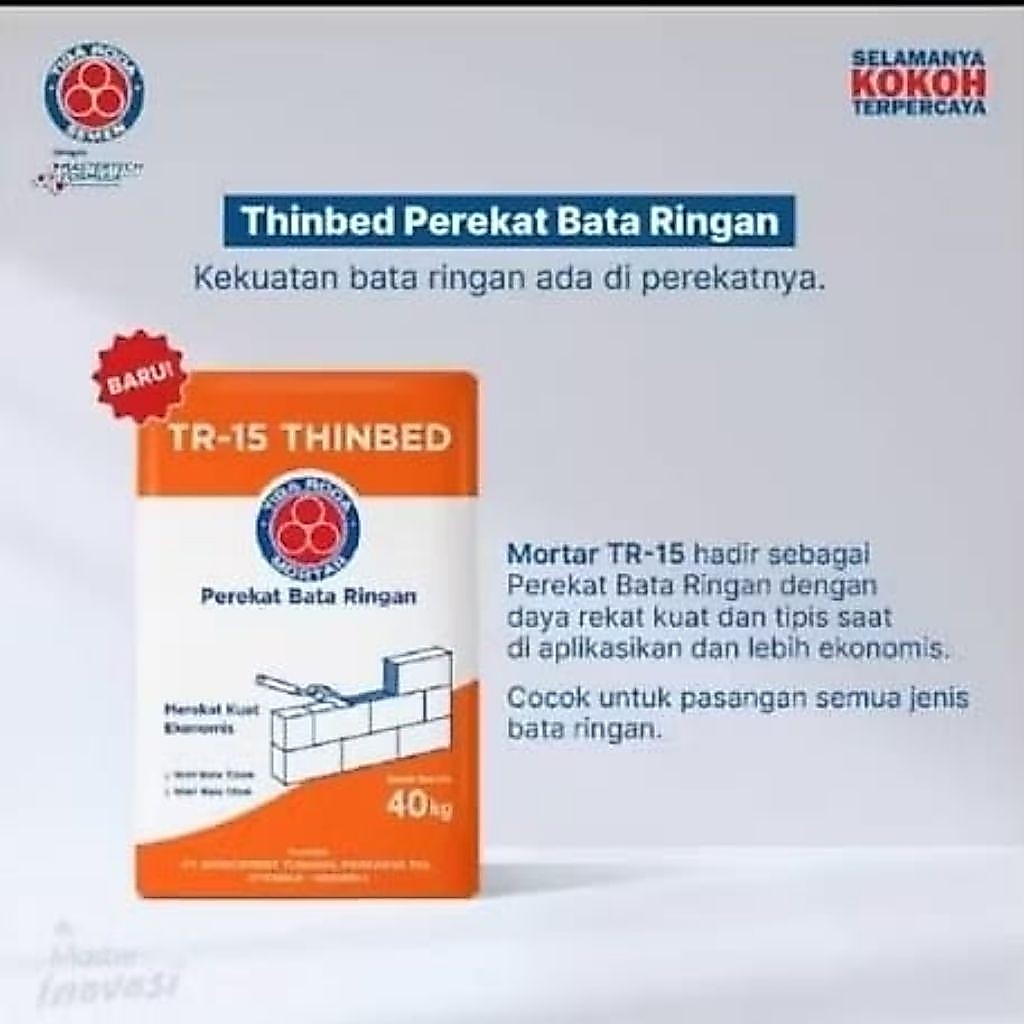 Semen Tr 15 perekat bata ringan/sak
