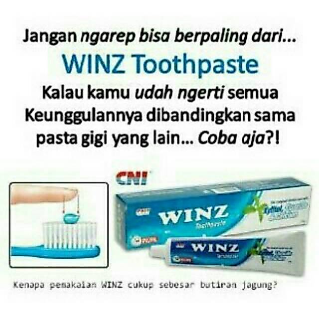 Cni winz toothpaste 175 gr