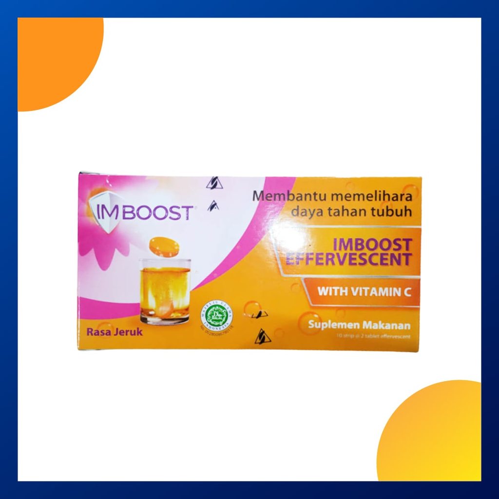Imboost Rasa Jeruk Box 20 Tablet Effervescent