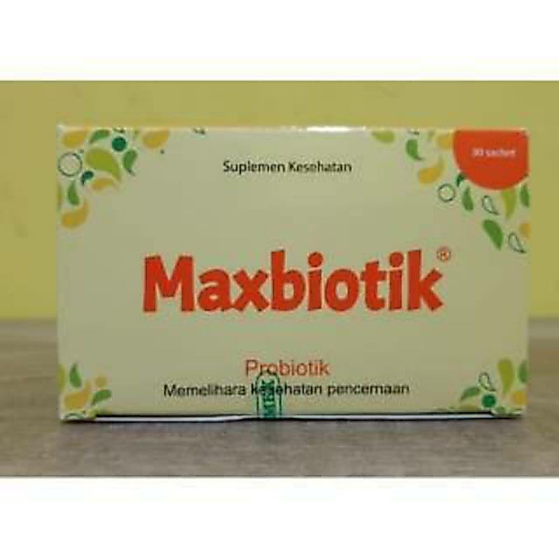 Maxbiotik/box isi 30 sachet