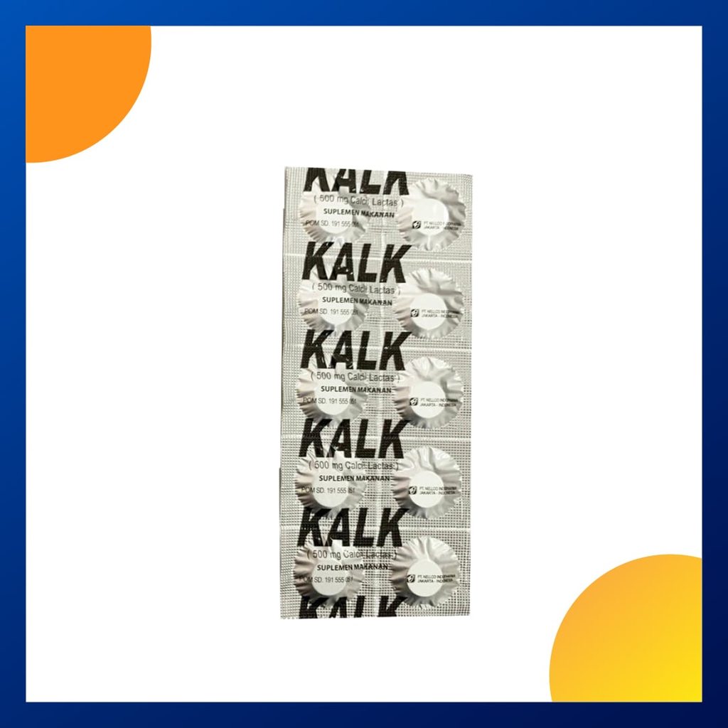 Kalk 500 Mg Strip 10 Tablet