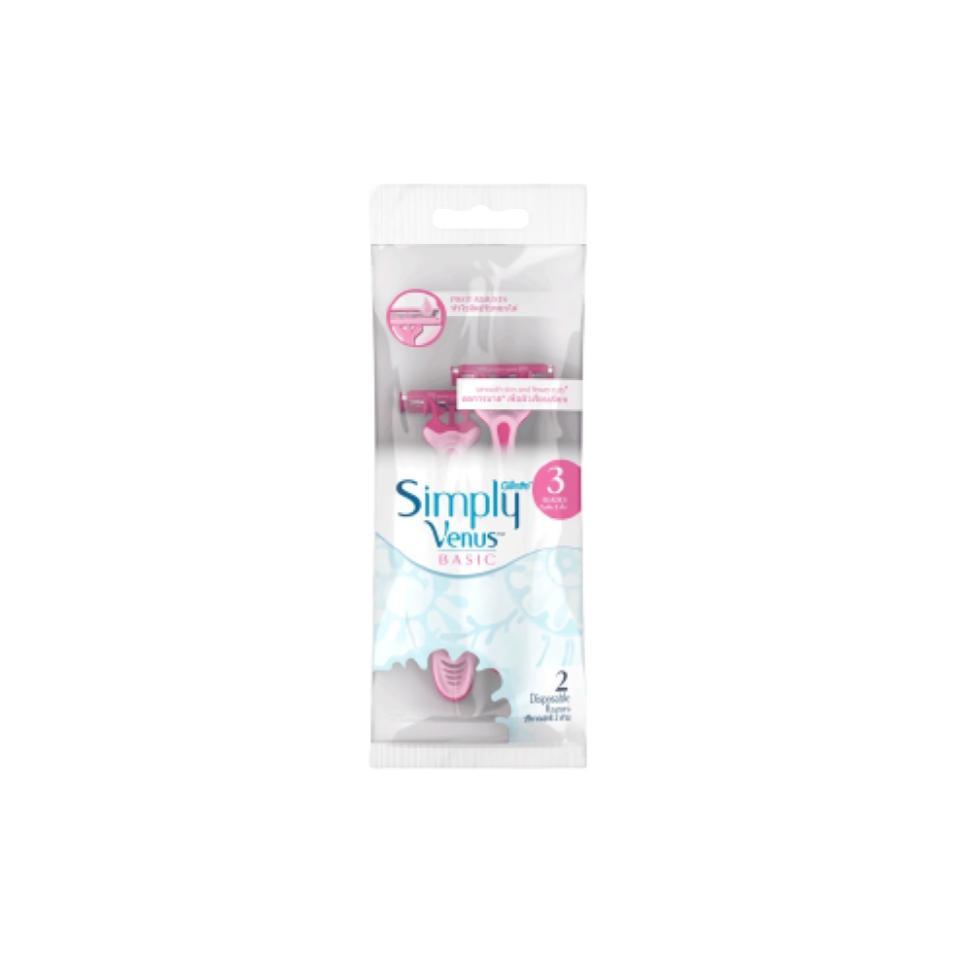 Gillette Alat Cukur Wanita Simply Venus Basic 2 pcs