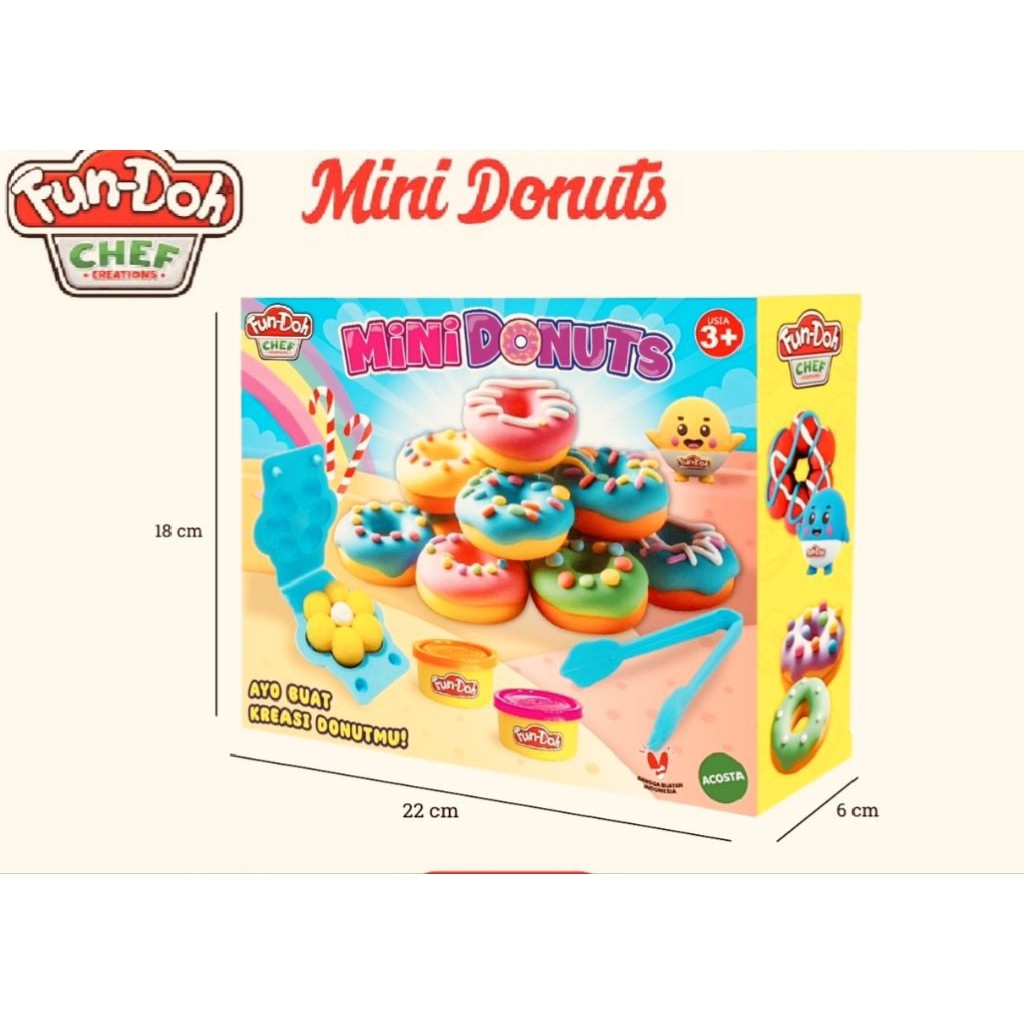 Mainan Viral = Mainan Fun-doh Mini Donuts