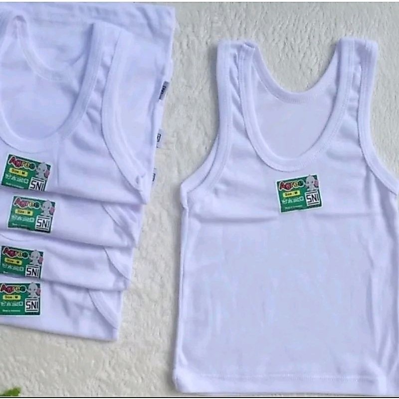 (6pcs)singlet agree anak