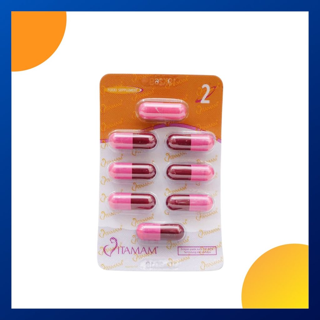Vitamam 2 Strip Isi 7 Kapsul