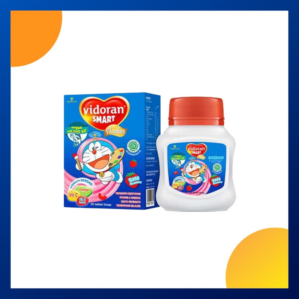 Vidoran Smart Rasa Strawberry Box 25 Tablet