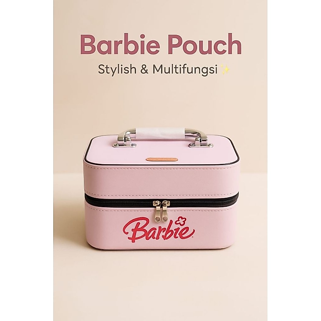 Custom pouch makeup Lebar 15cm basic Tingkat / tas kosmetik/ makeup box
