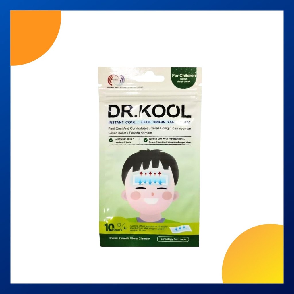 Dr. Kool Medical Cooling Patch Children Sachet 2 Sheets