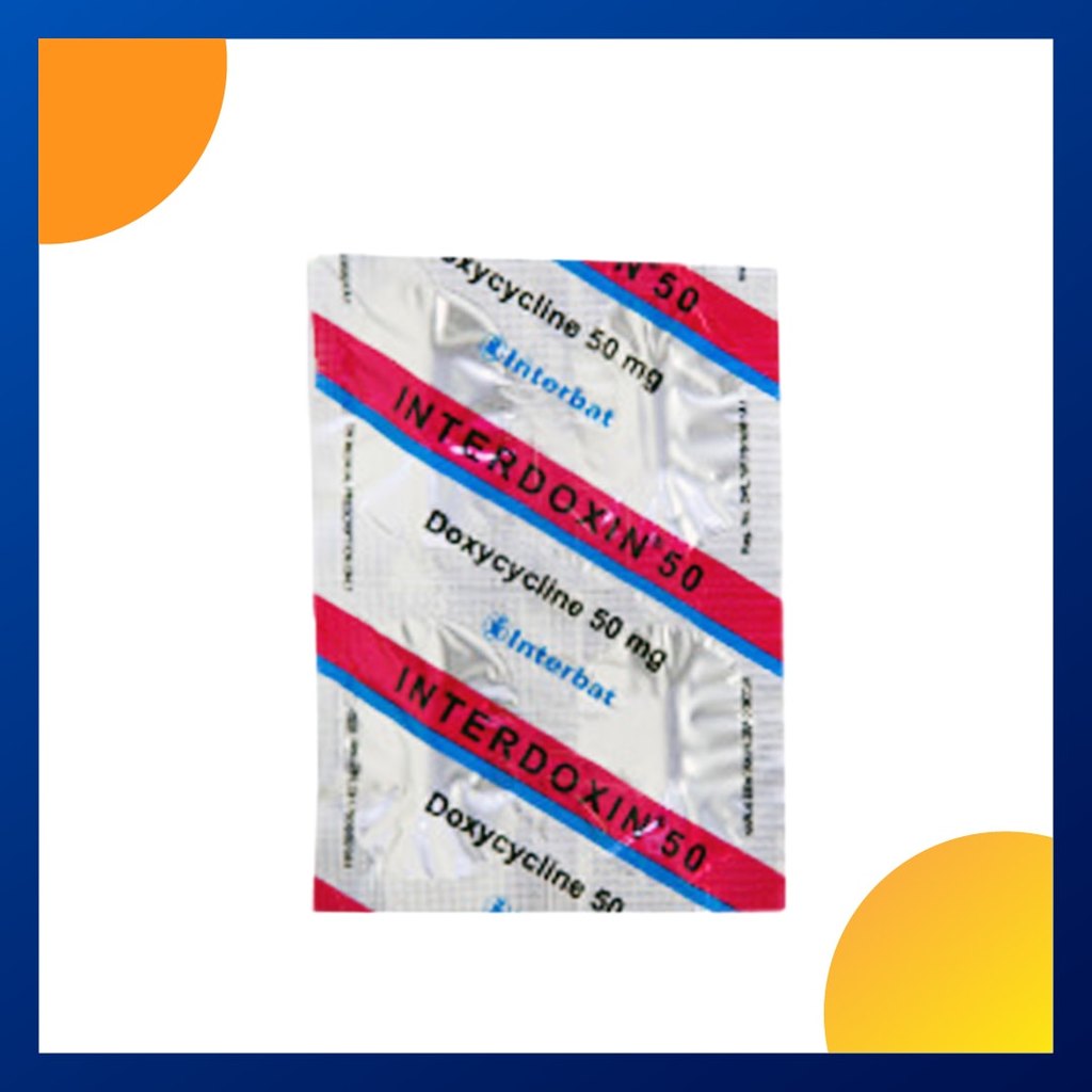 INTERDOXIN 50 50 MG 1 STRIP @ 4 KAPSUL
