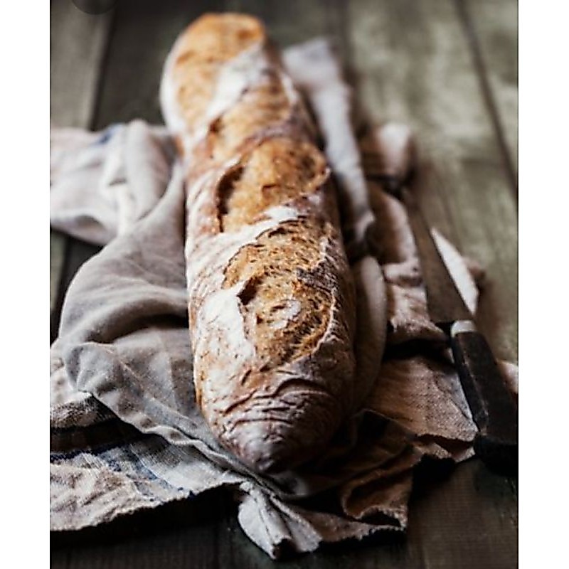 SOURDOUGH RYE BAGUETTE 45 CM