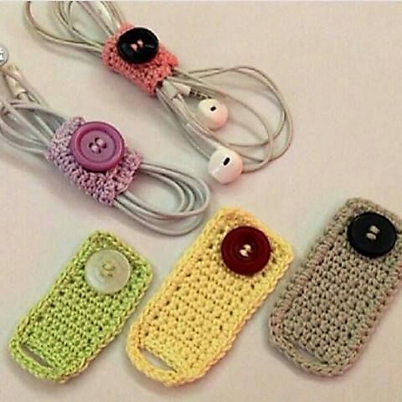 pengikat kabel headset dan lain lain rajut bisa request