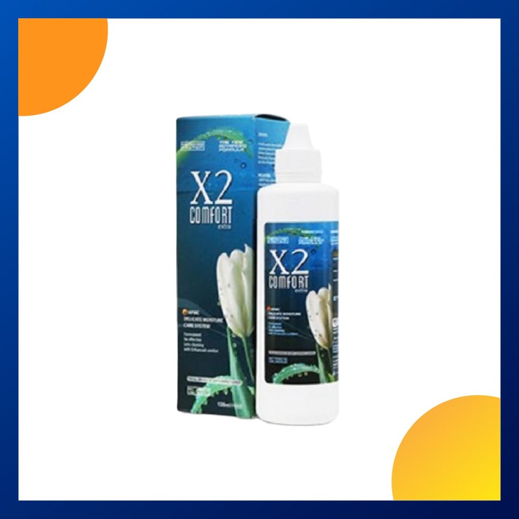X2 Pembersih Sof Lens Comfort Extra 120 Ml