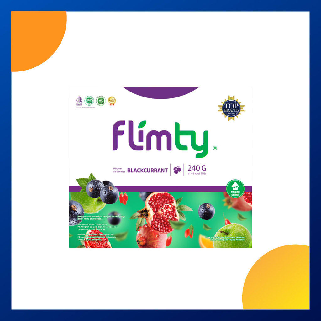 Flimty Rasa Blackcurrant 15 Gram Box 16 Sachet