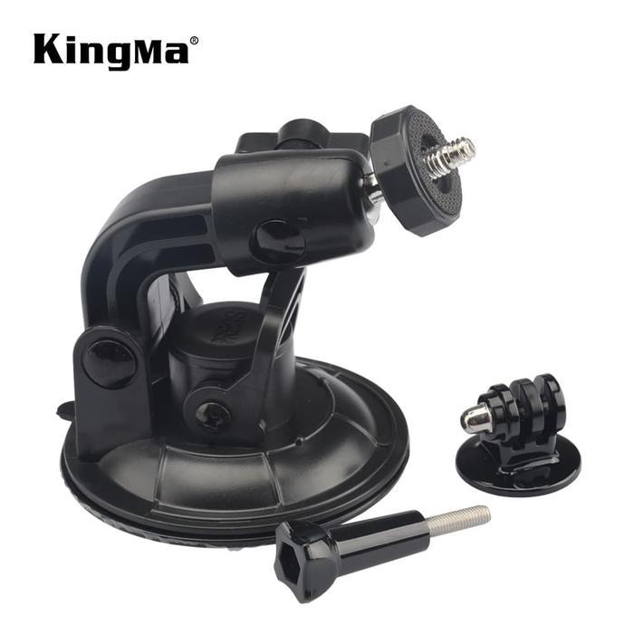KINGMA Suction Cup 9cm with Adapter Mount for Action Camera