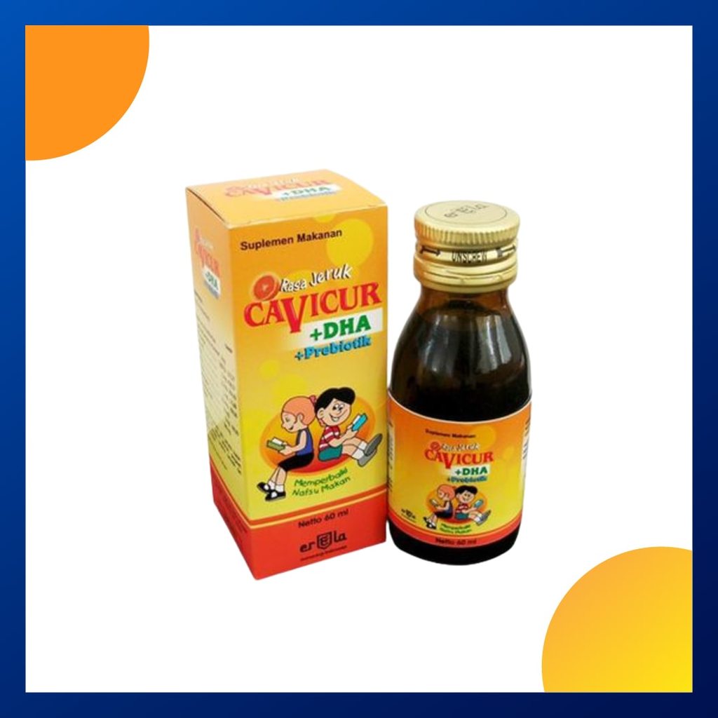 Cavicur Plus Dha + Prebiotik Botol 60 Ml