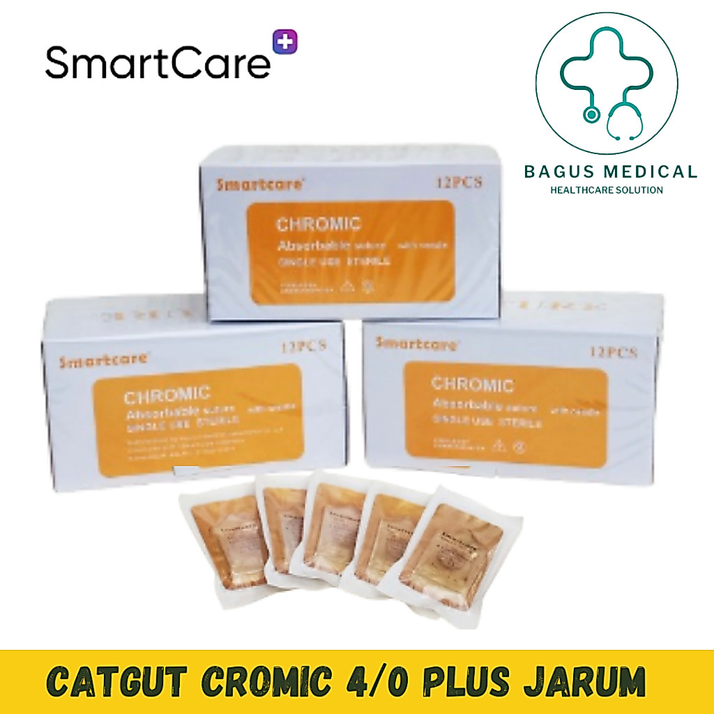 Catgut Cromic 4/0 plus jarum
