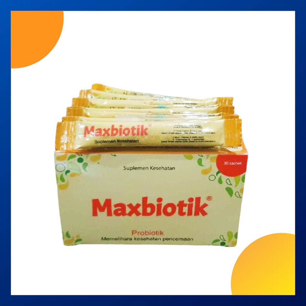Maxbiotik 1 Gram Box 30 Sachet