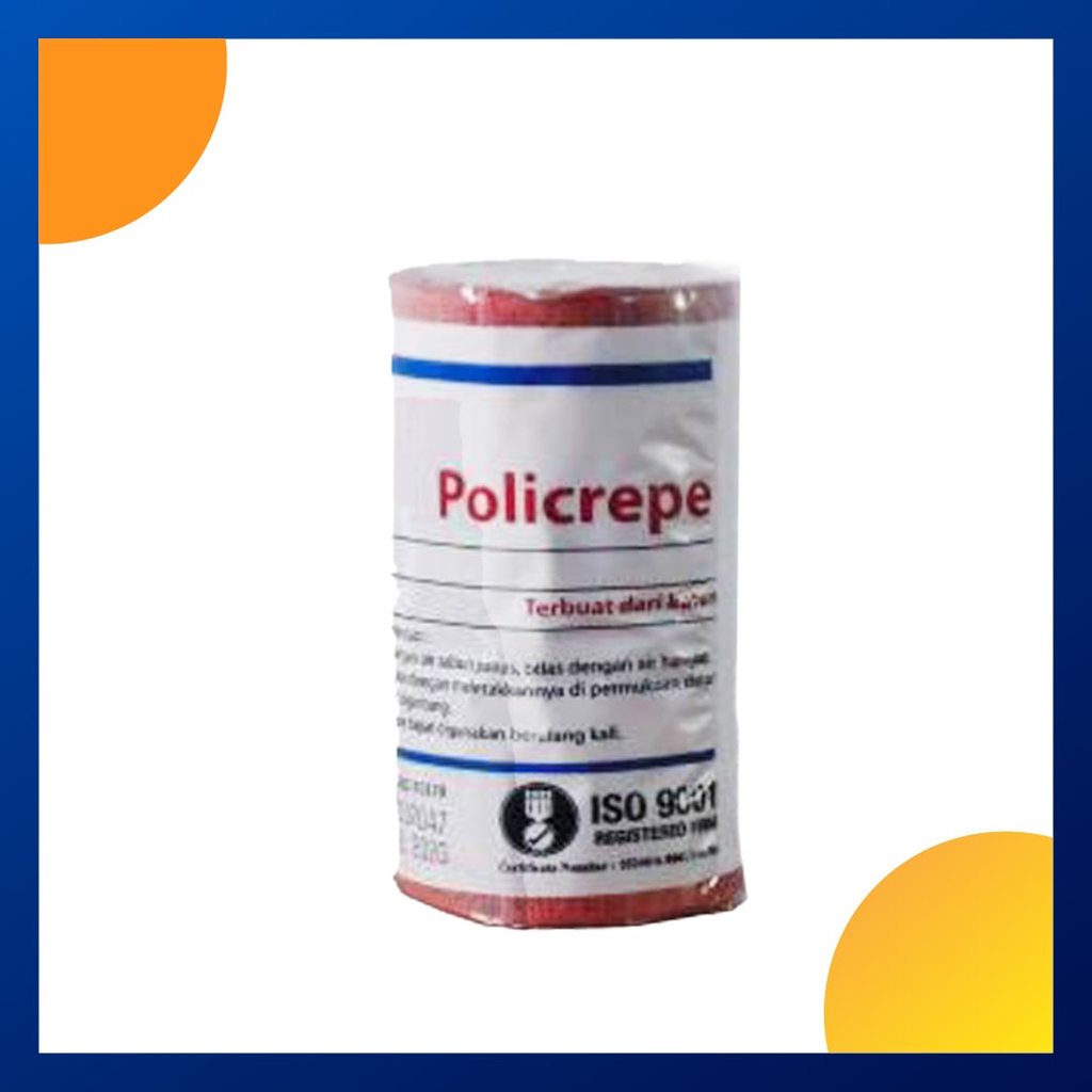 Policrepe Perban Elastis 10 Cm X 4,55 M