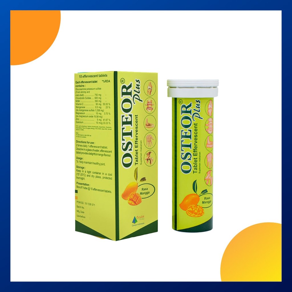 Osteor Plus Tube 10 Tablet Effervescent