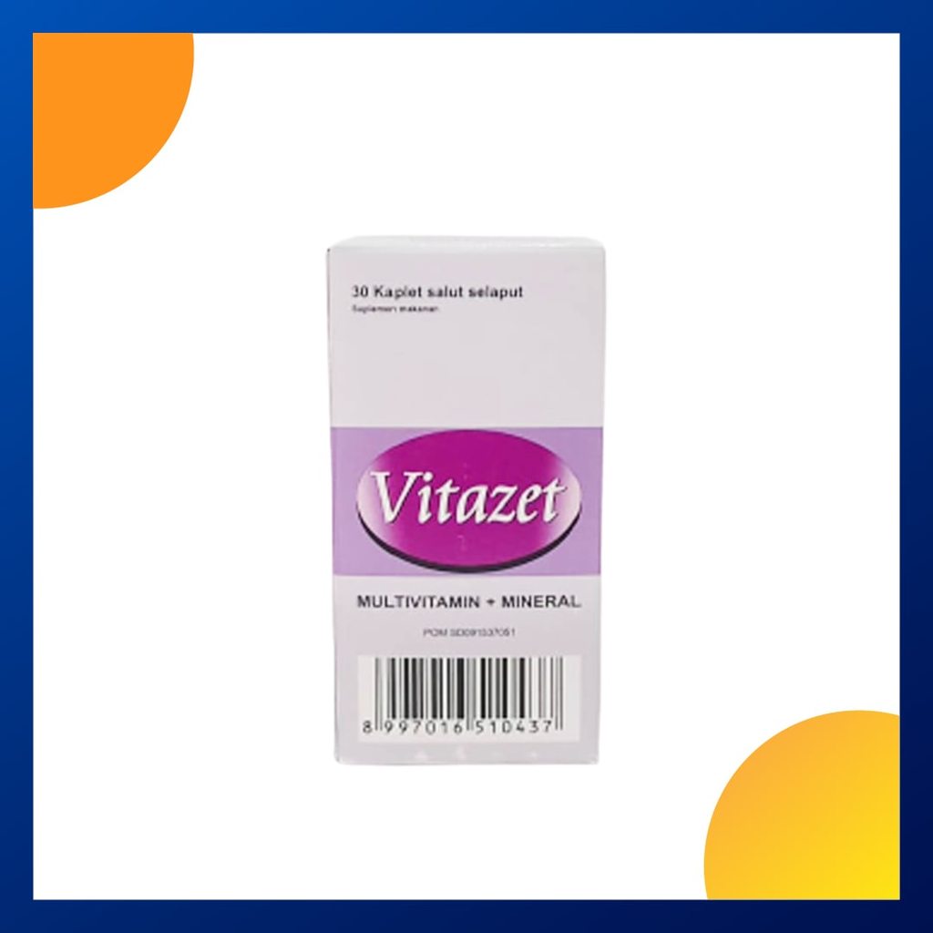 Vitazet Botol Isi 30 Kaplet