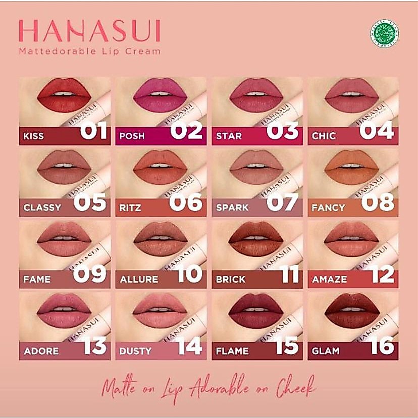 HANASUI MATTEDORABLE LIP CREAM
