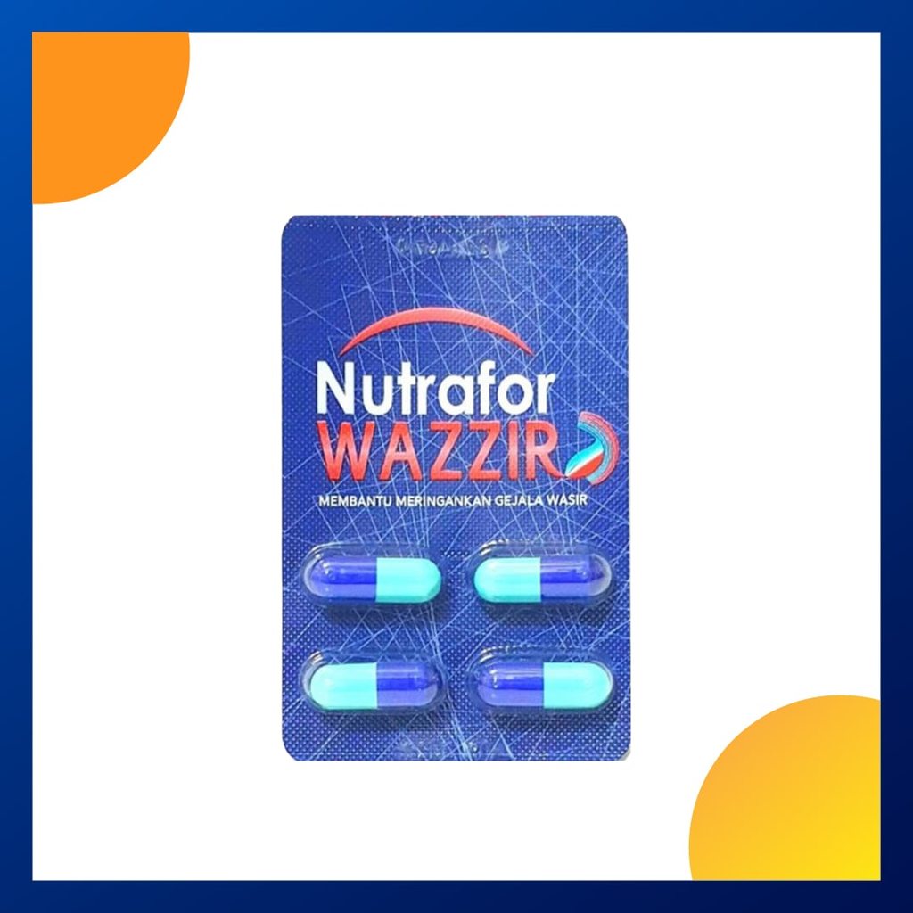 Nutrafor Wazzir Strip 4 Kapsul