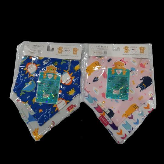 Libby Baby - Scarf Bibs 2pcs Bib Segitiga - BOY