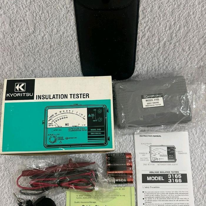 KYORITSU INSULATION TESTER 3165 ANALOG