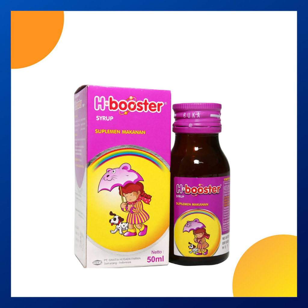 H-Booster Syrup Isi 50 Ml Botol
