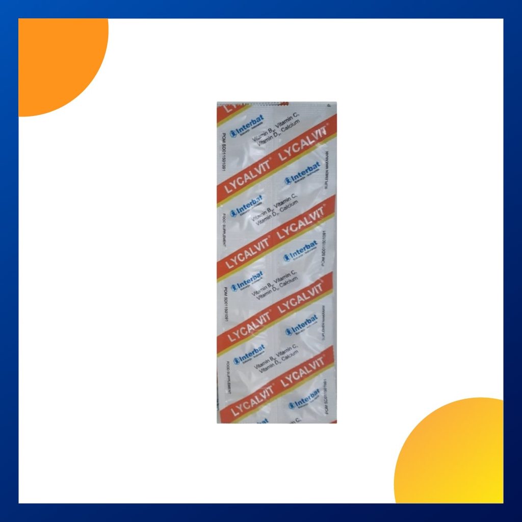 Lycalvit Strip Isi 10 Tablet