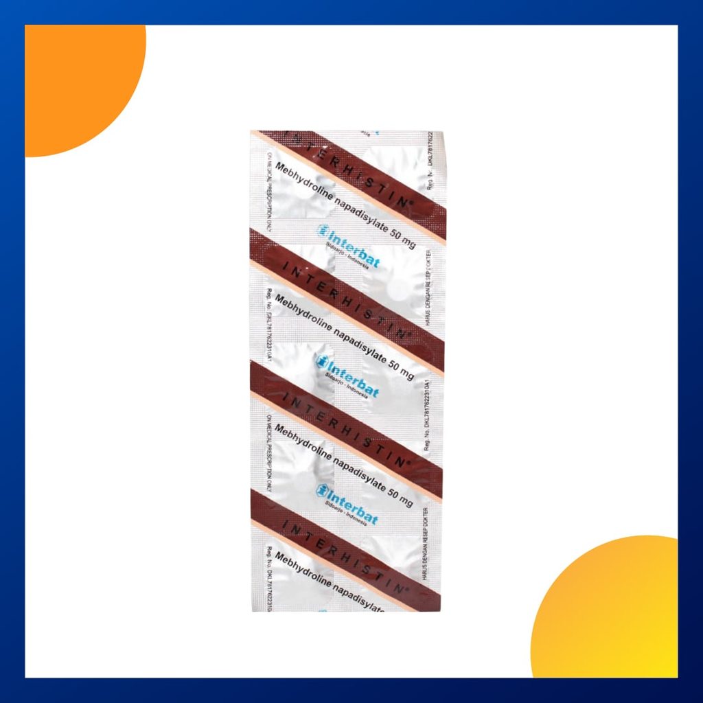 INTERHISTIN 50 MG 1 STRIP @ 10 TABLET