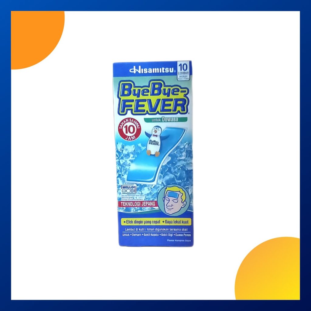 Byebye Fever Dewasa Box 10 Sachet