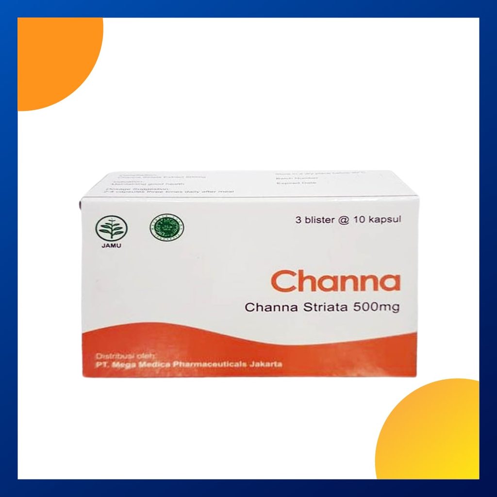 Channa 500 Mg Box 30 Kapsul