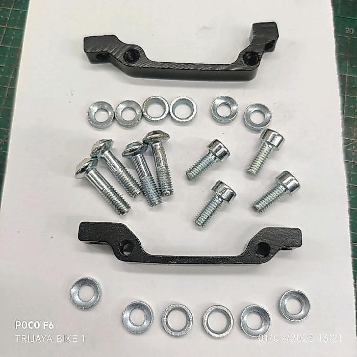 Adaptor Caliper Post Mount MTB Folding Alloy 140 160