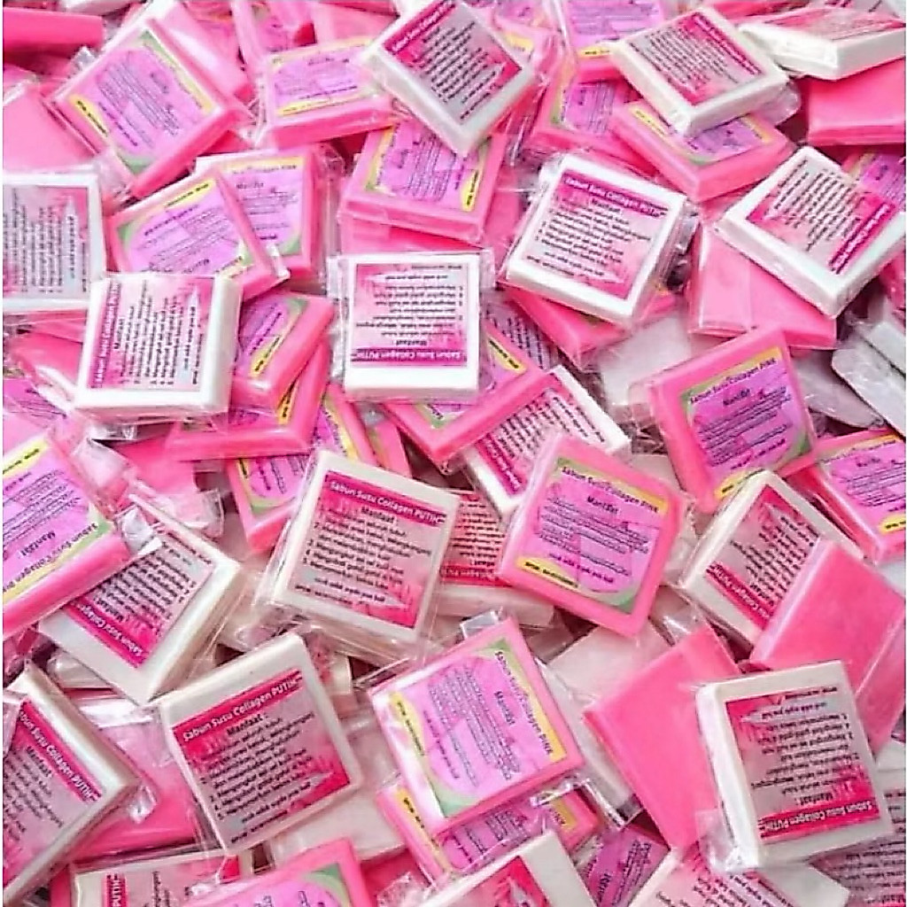 6pcs sabun susu collagen