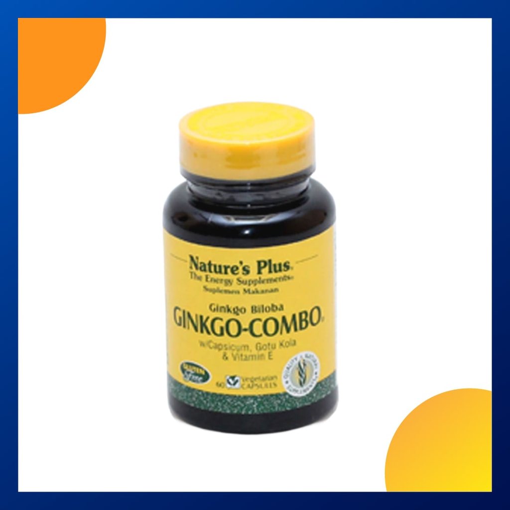 Nature'S Plus Ginkgo Combo Botol 60 Kapsul